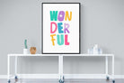 Wonderful-Wall_Art-90 x 120cm-Mounted Canvas-Black-Pixalot