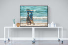 Working Women of Wimbi-Wall_Art-120 x 90cm-Mounted Canvas-Black-Pixalot