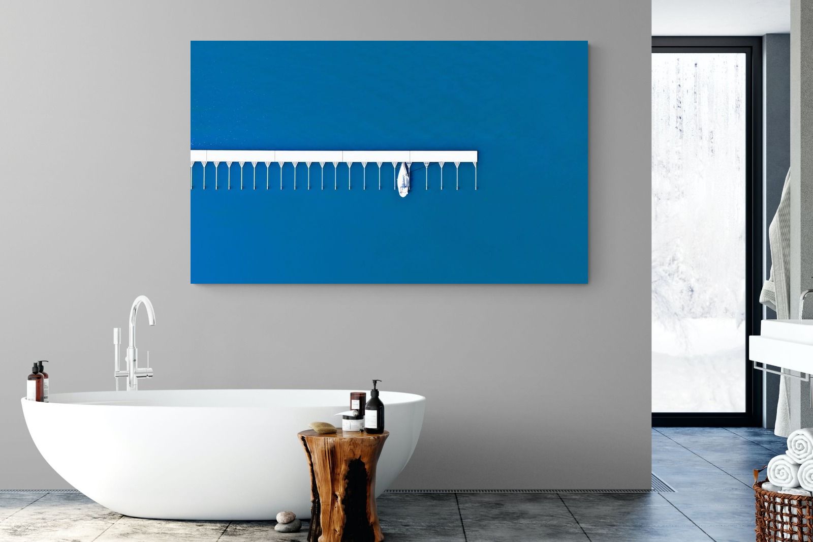Yacht Club-Wall_Art-180 x 110cm-Mounted Canvas-No Frame-Pixalot