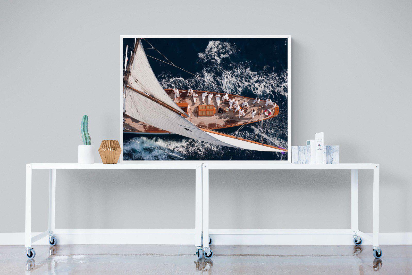 Yachting-Wall_Art-120 x 90cm-Mounted Canvas-White-Pixalot