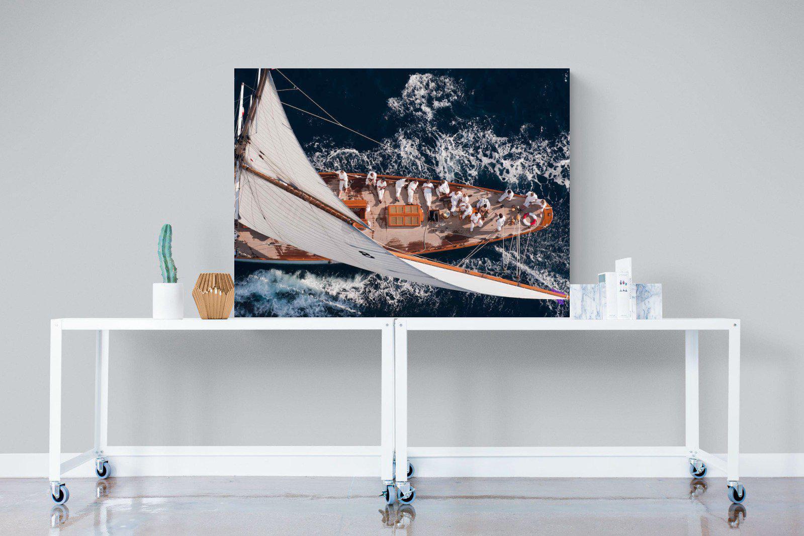 Yachting-Wall_Art-120 x 90cm-Mounted Canvas-No Frame-Pixalot