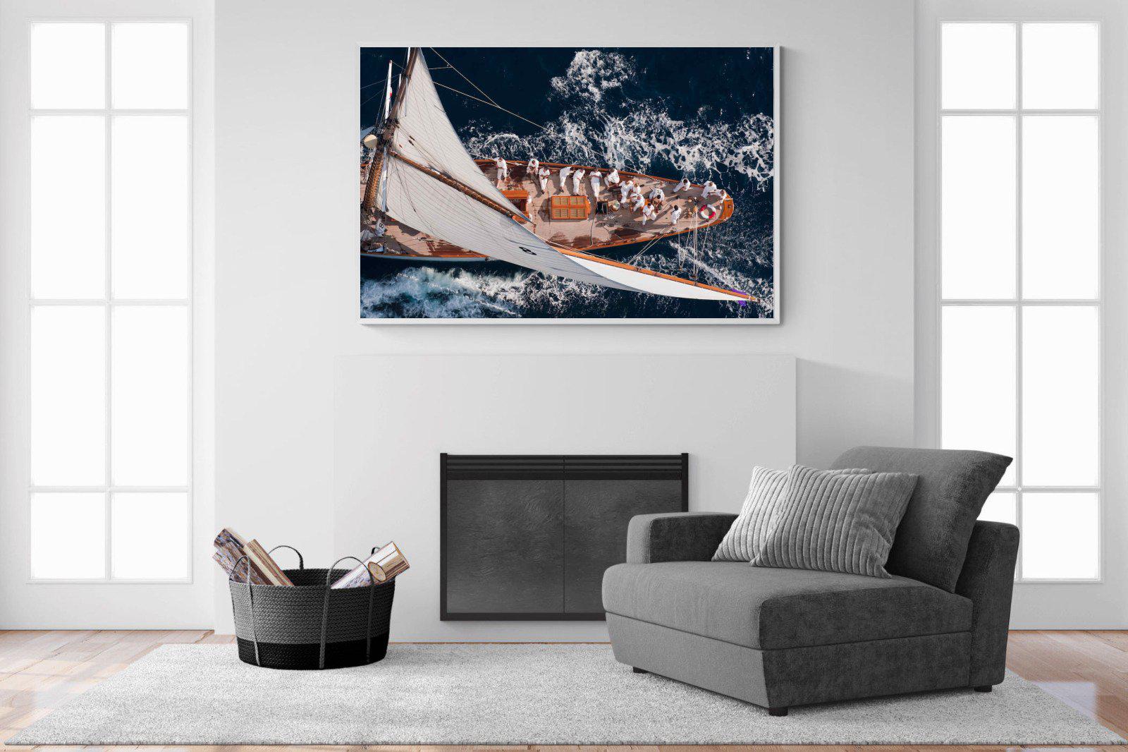 Yachting-Wall_Art-150 x 100cm-Mounted Canvas-White-Pixalot