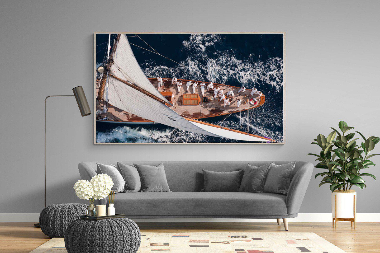 Yachting-Wall_Art-220 x 130cm-Mounted Canvas-Wood-Pixalot