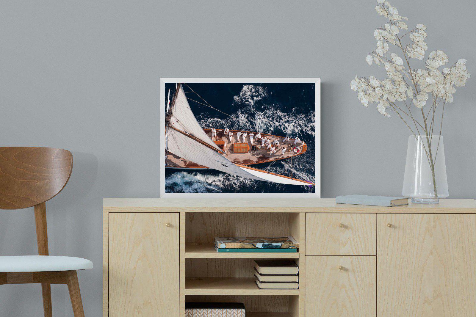 Yachting-Wall_Art-60 x 45cm-Mounted Canvas-White-Pixalot