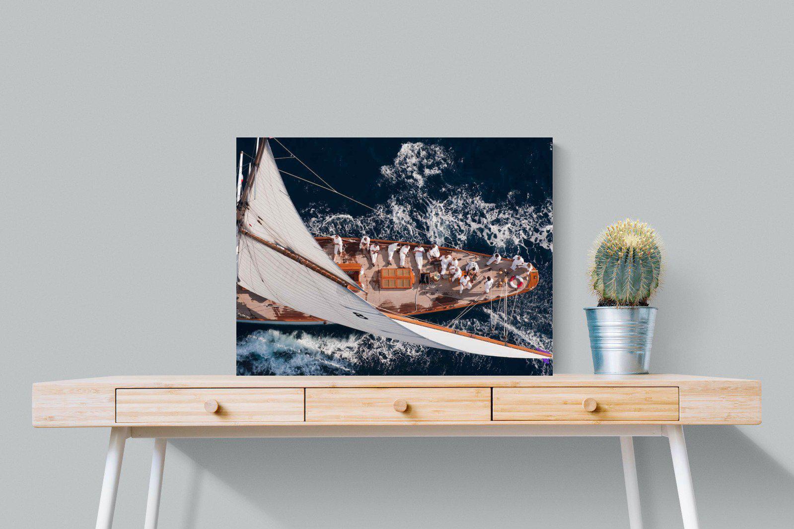 Yachting-Wall_Art-80 x 60cm-Mounted Canvas-No Frame-Pixalot