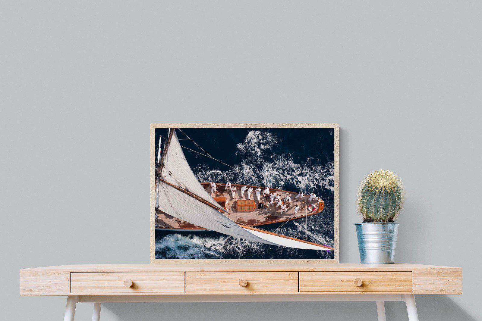 Yachting-Wall_Art-80 x 60cm-Mounted Canvas-Wood-Pixalot