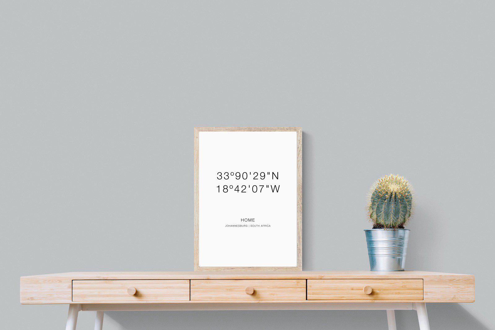 Your Home Coordinates-Wall_Art-45 x 60cm-Mounted Canvas-Wood-Pixalot