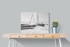 Zanzibar Fishing Boats-Wall_Art-80 x 60cm-Mounted Canvas-No Frame-Pixalot