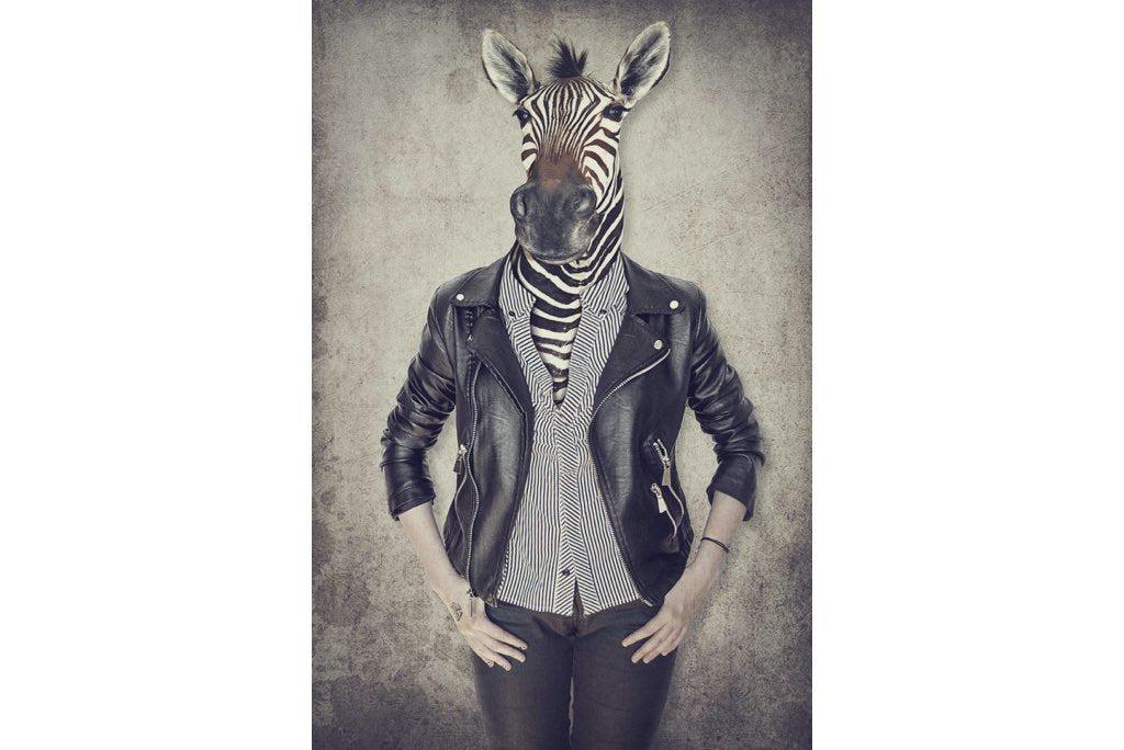 Zebra Head-Wall_Art-Pixalot