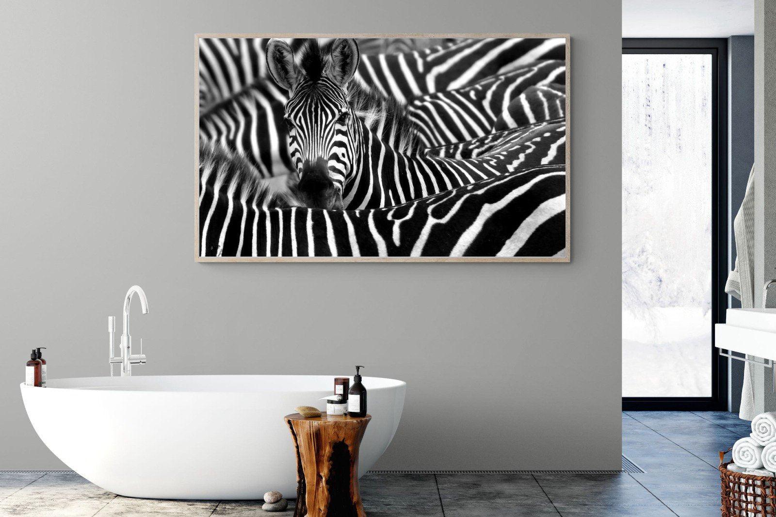 Zebra Look-Wall_Art-180 x 110cm-Mounted Canvas-Wood-Pixalot