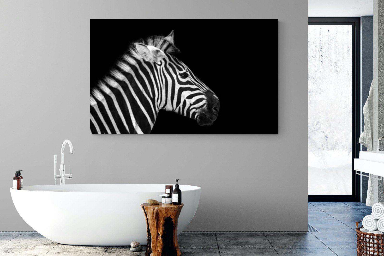 Zebra-Wall_Art-180 x 110cm-Mounted Canvas-No Frame-Pixalot
