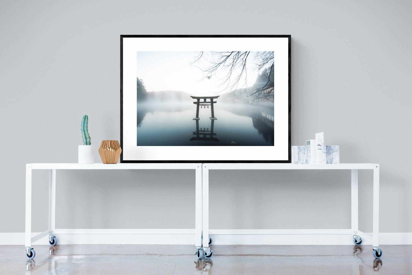 Zen-Wall_Art-120 x 90cm-Framed Print-Black-Pixalot
