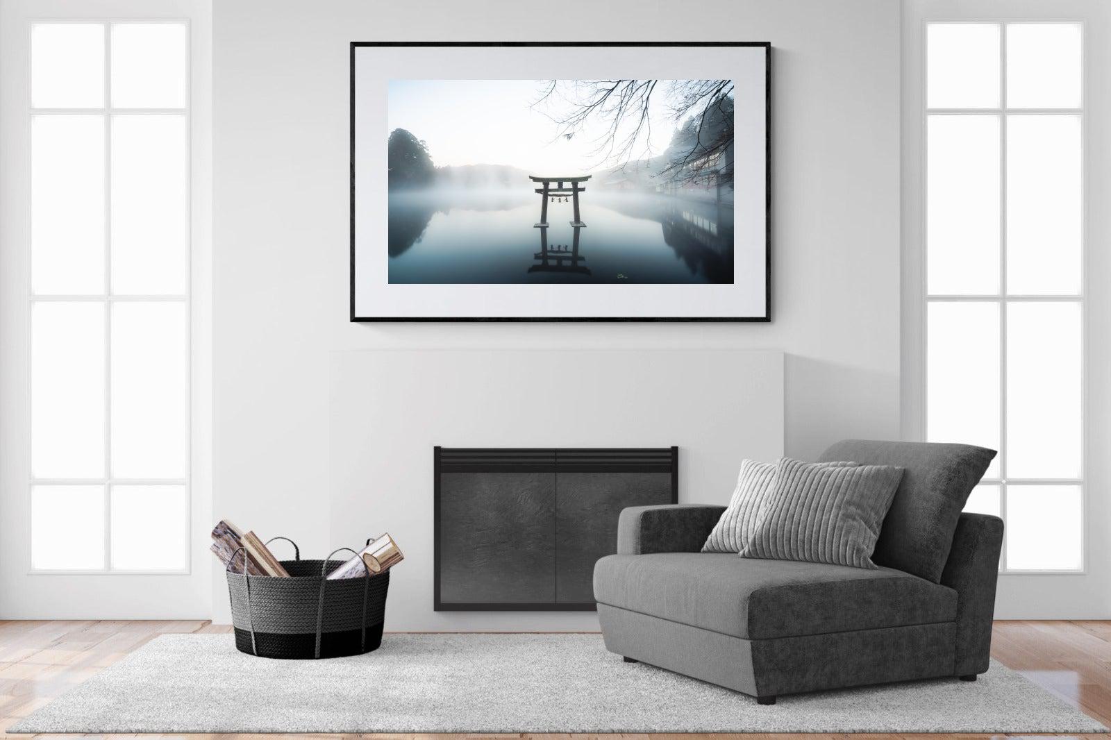Zen-Wall_Art-150 x 100cm-Framed Print-Black-Pixalot
