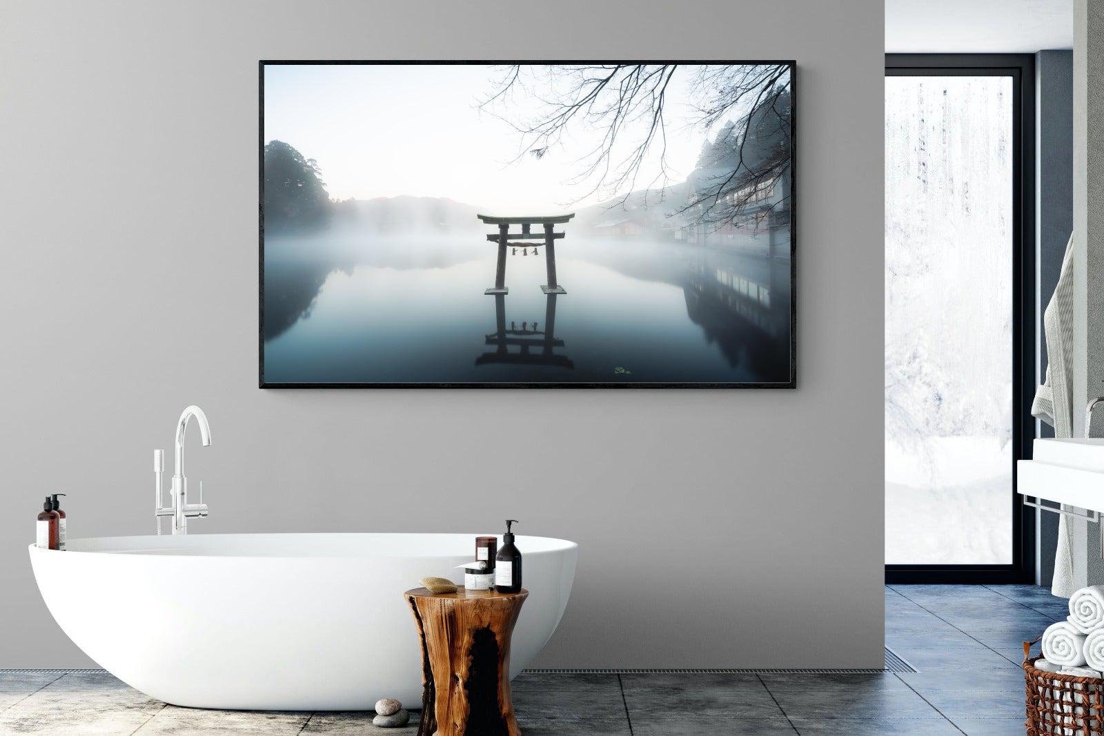Zen-Wall_Art-180 x 110cm-Mounted Canvas-Black-Pixalot