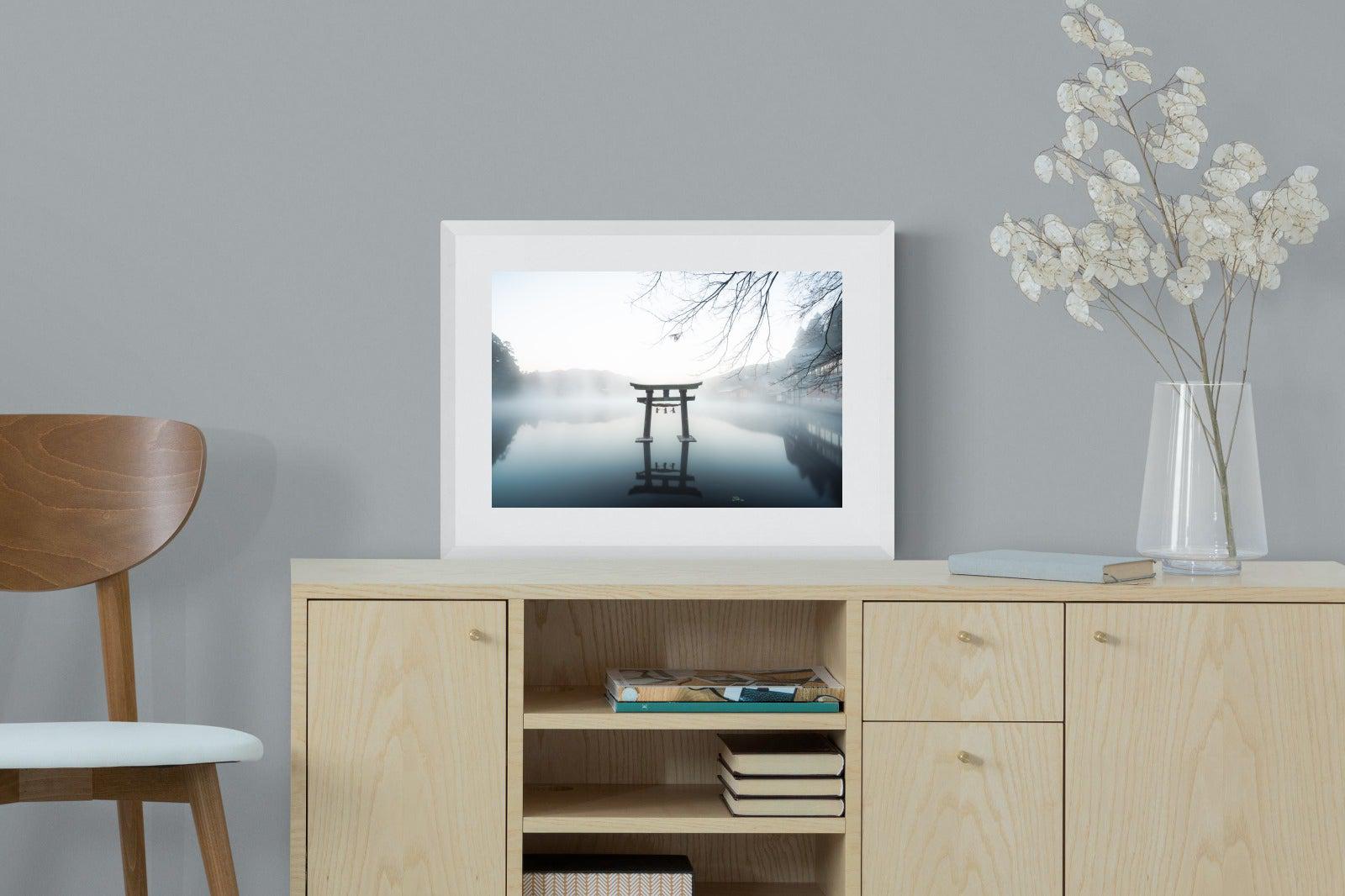 Zen-Wall_Art-60 x 45cm-Framed Print-White-Pixalot