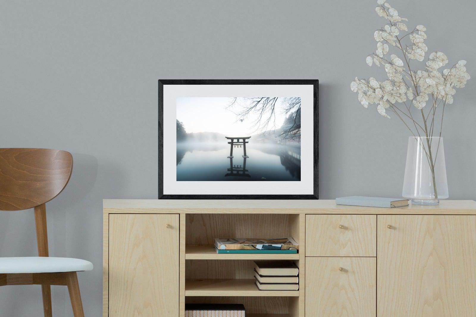 Zen-Wall_Art-60 x 45cm-Framed Print-Black-Pixalot