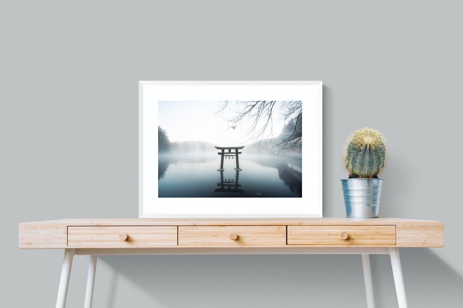 Zen-Wall_Art-80 x 60cm-Framed Print-White-Pixalot