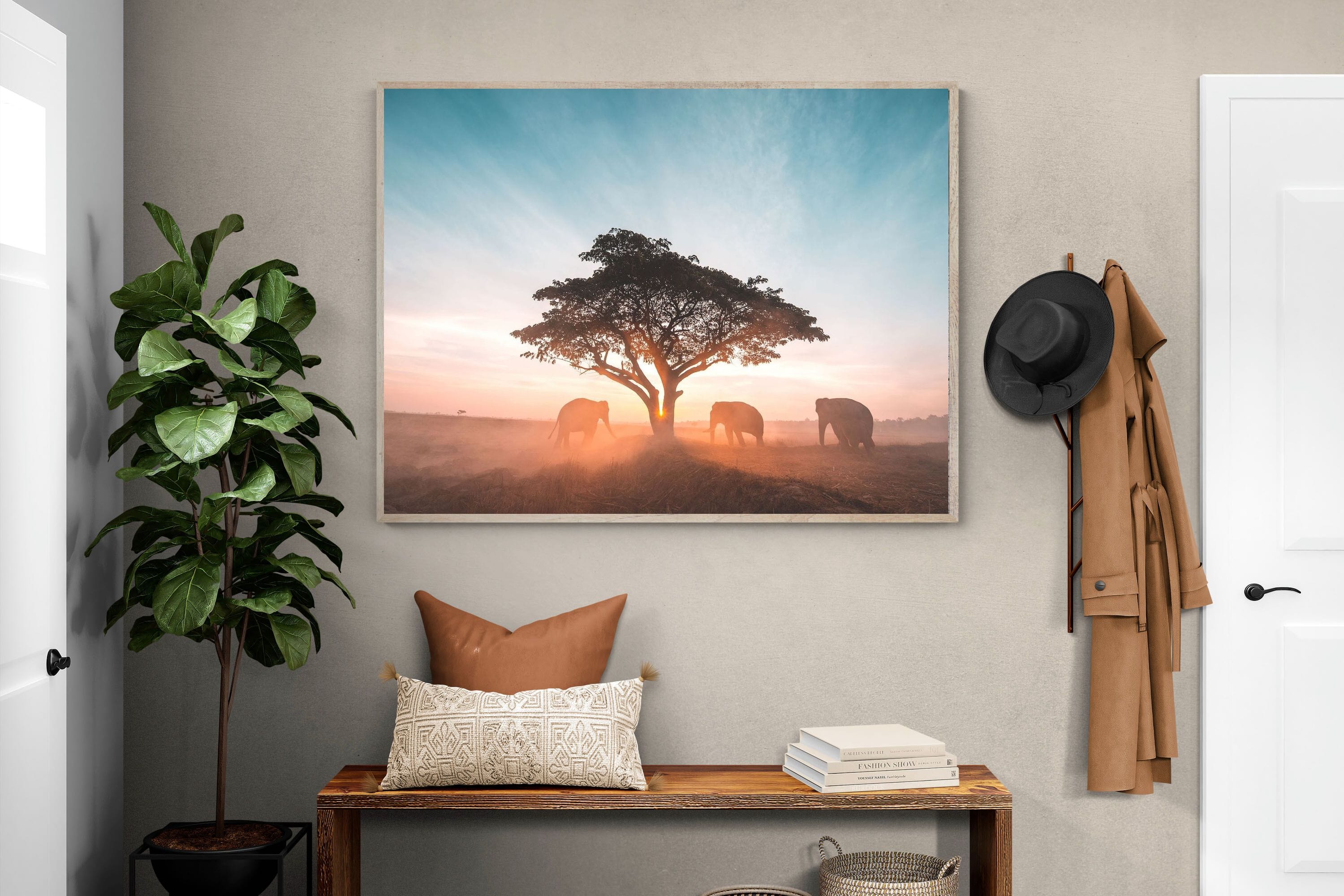 Acacia Cover-Wall_Art-120 x 90cm-Mounted Canvas-Wood-Pixalot