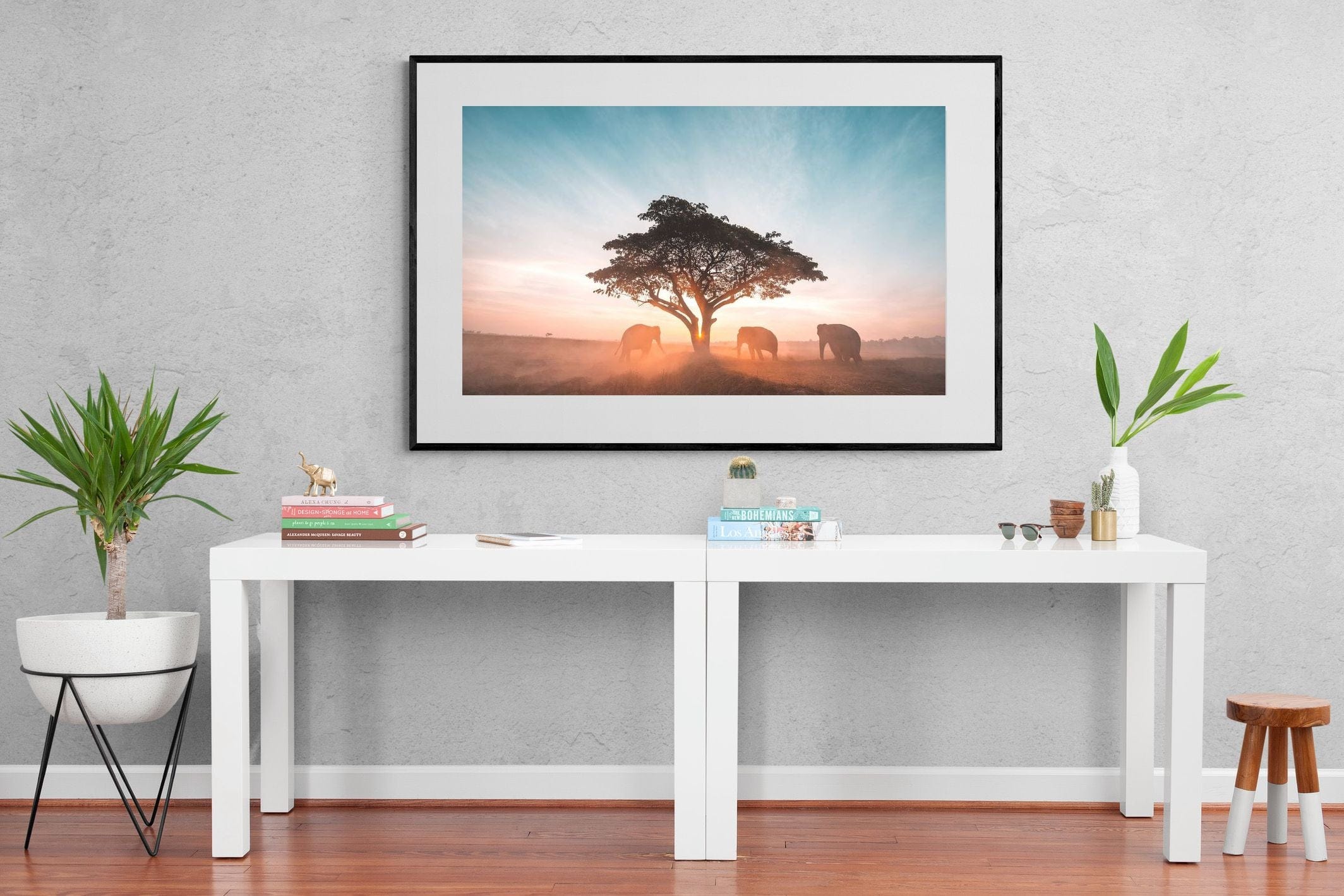 Acacia Cover-Wall_Art-150 x 100cm-Framed Print-Black-Pixalot