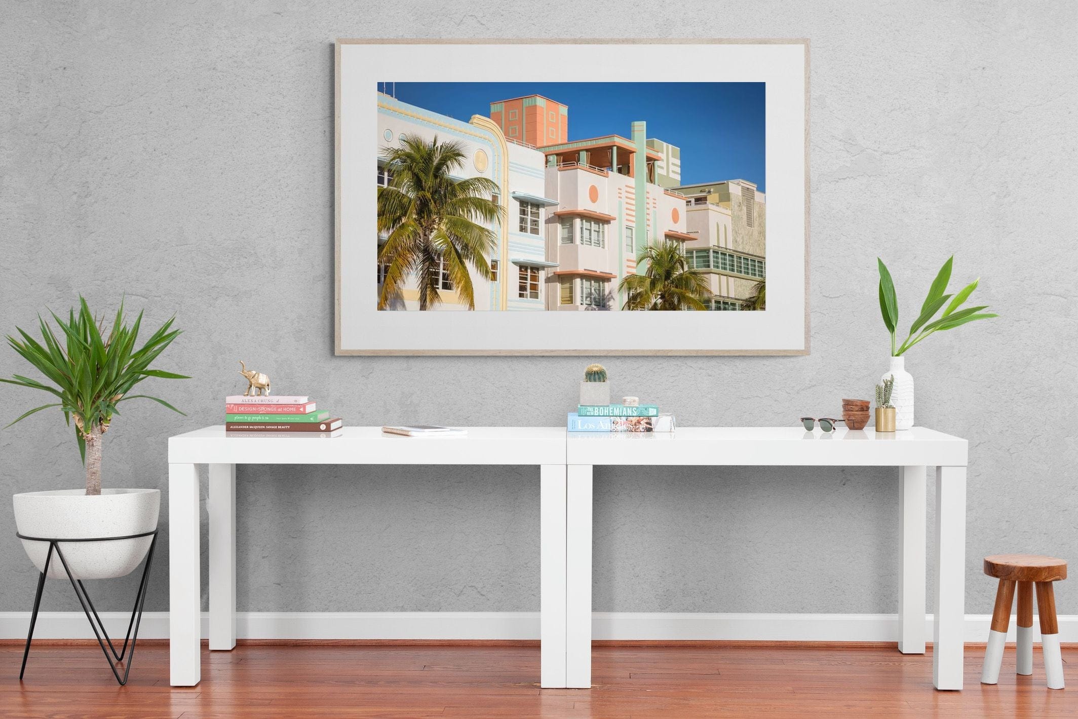 Art Deco Design-Wall_Art-150 x 100cm-Framed Print-Wood-Pixalot