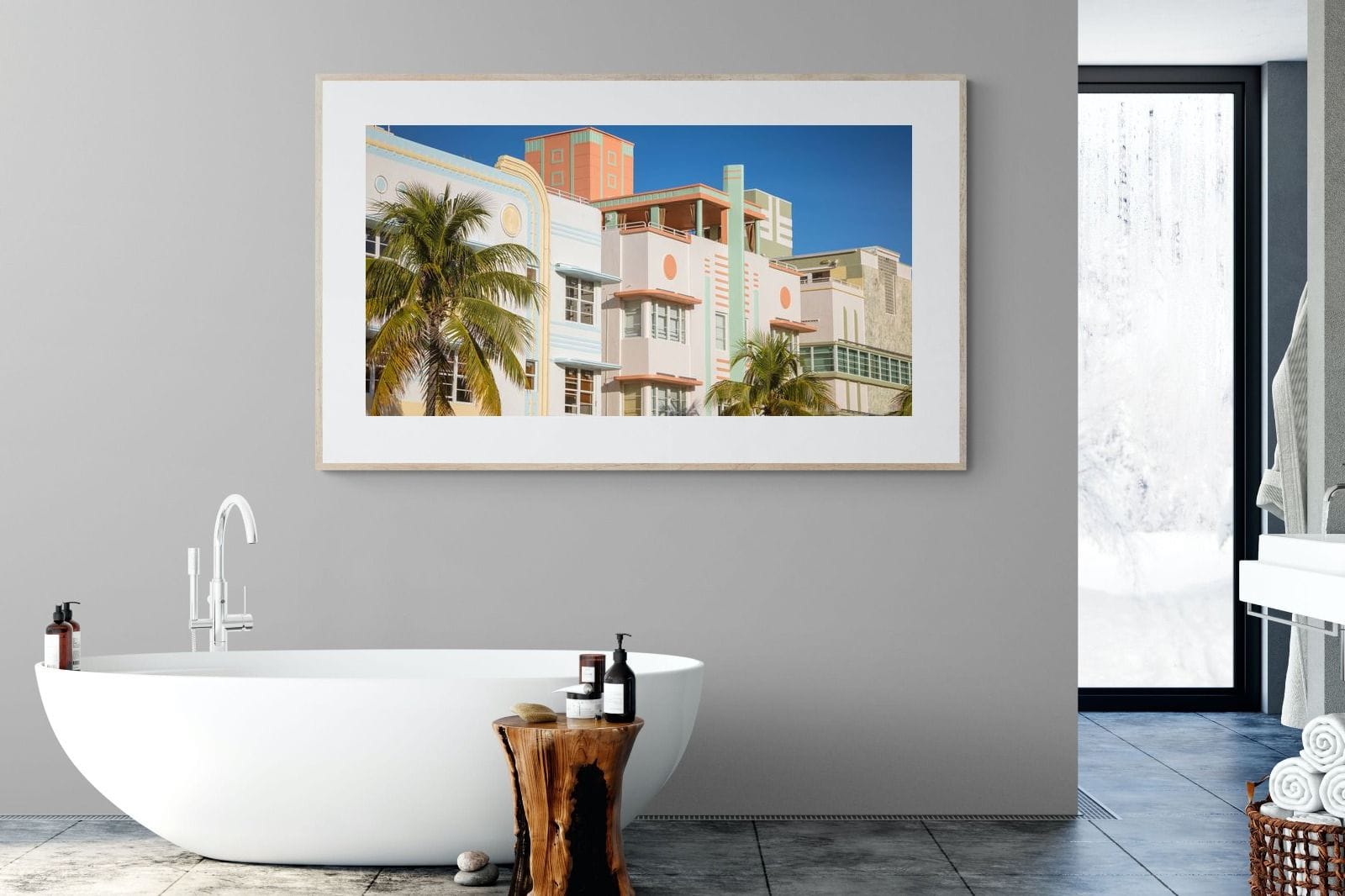 Art Deco Design-Wall_Art-180 x 110cm-Framed Print-Wood-Pixalot
