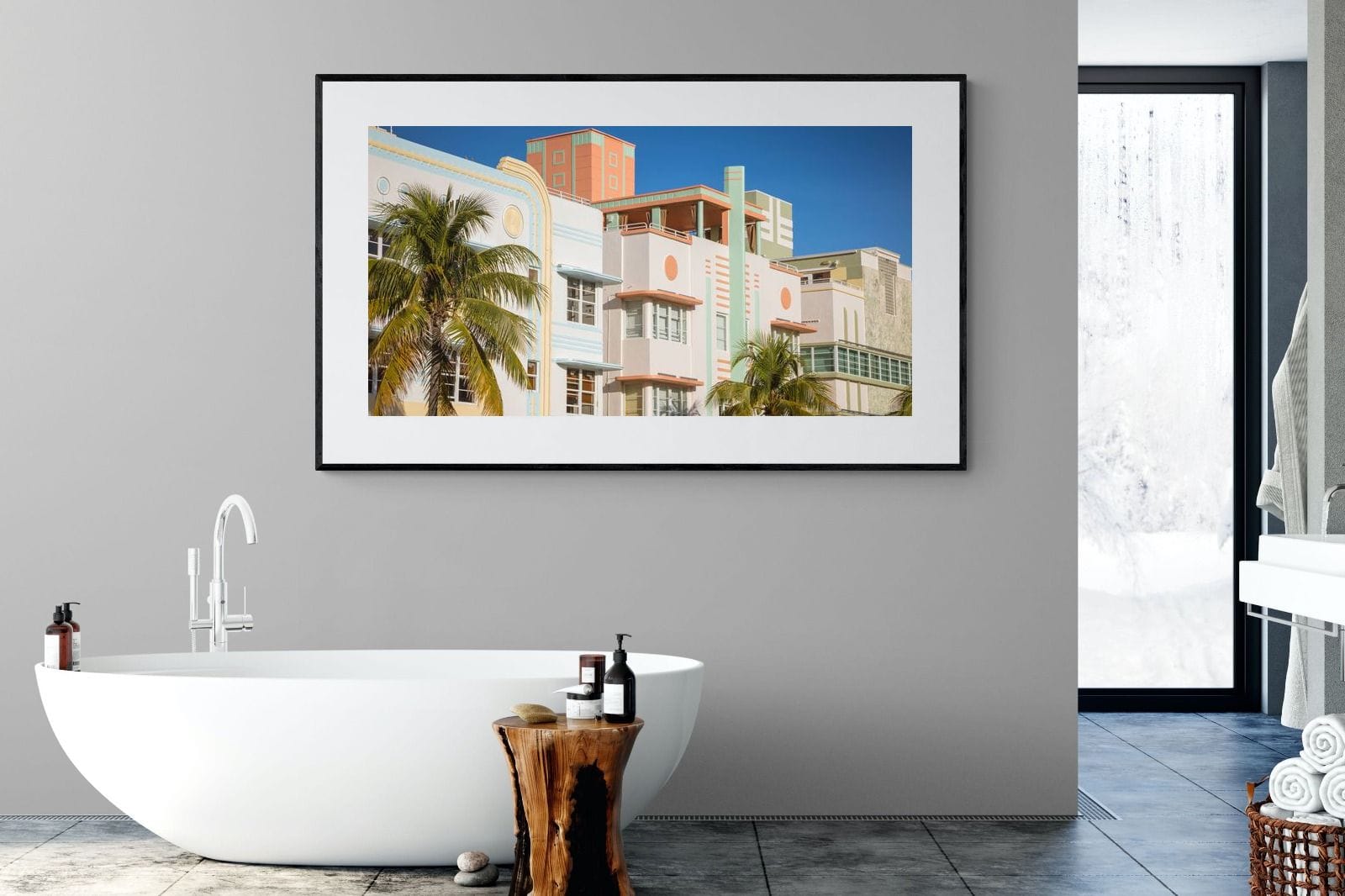 Art Deco Design-Wall_Art-180 x 110cm-Framed Print-Black-Pixalot