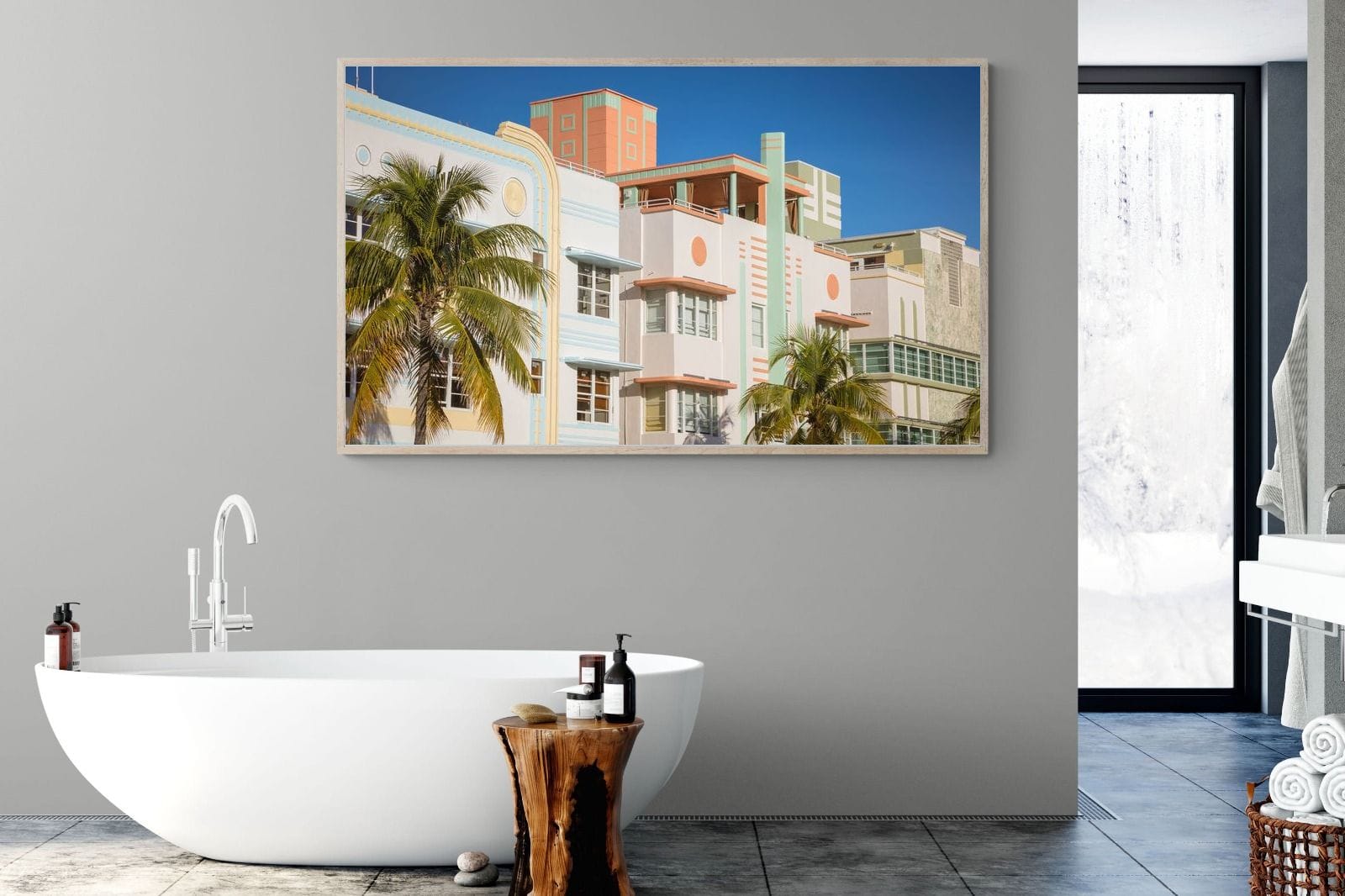 Art Deco Design-Wall_Art-180 x 110cm-Mounted Canvas-Wood-Pixalot