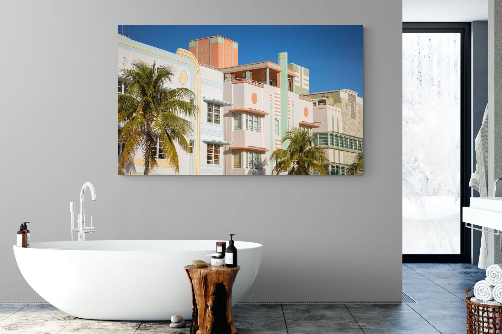 Art Deco Design-Wall_Art-180 x 110cm-Mounted Canvas-No Frame-Pixalot