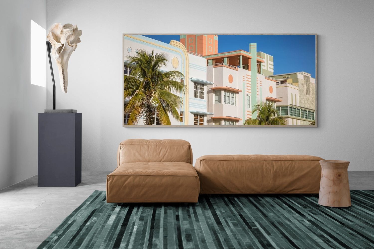 Art Deco Design-Wall_Art-275 x 130cm-Mounted Canvas-Wood-Pixalot