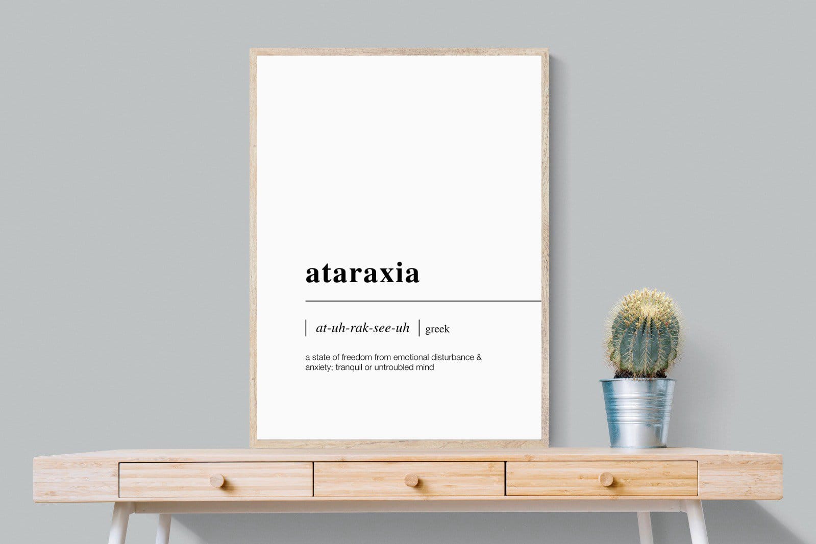 Ataraxia-Wall_Art-75 x 100cm-Mounted Canvas-Wood-Pixalot