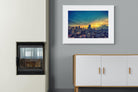 Joburg Sunrise-Wall_Art-100 x 75cm-Framed Print-White-Pixalot