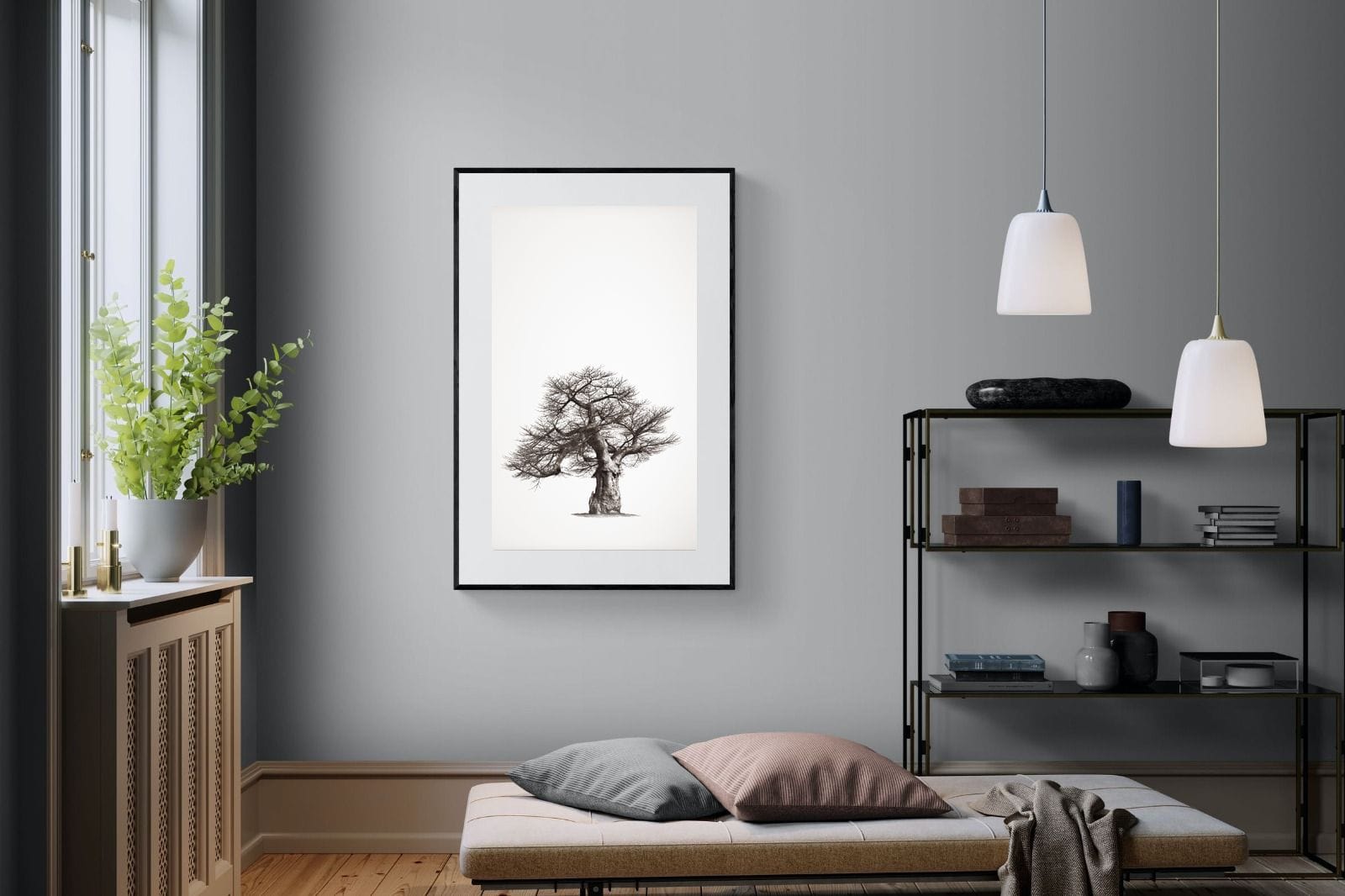 Baobab Legacy #1-Wall_Art-100 x 150cm-Framed Print-Black-Pixalot