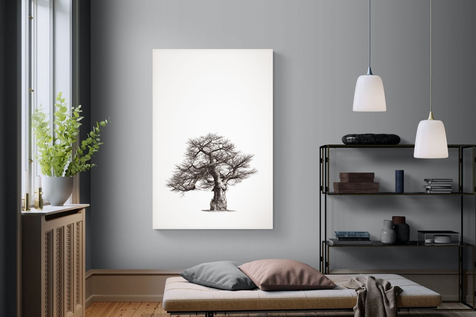 Baobab Legacy #1-Wall_Art-120 x 180cm-Mounted Canvas-No Frame-Pixalot