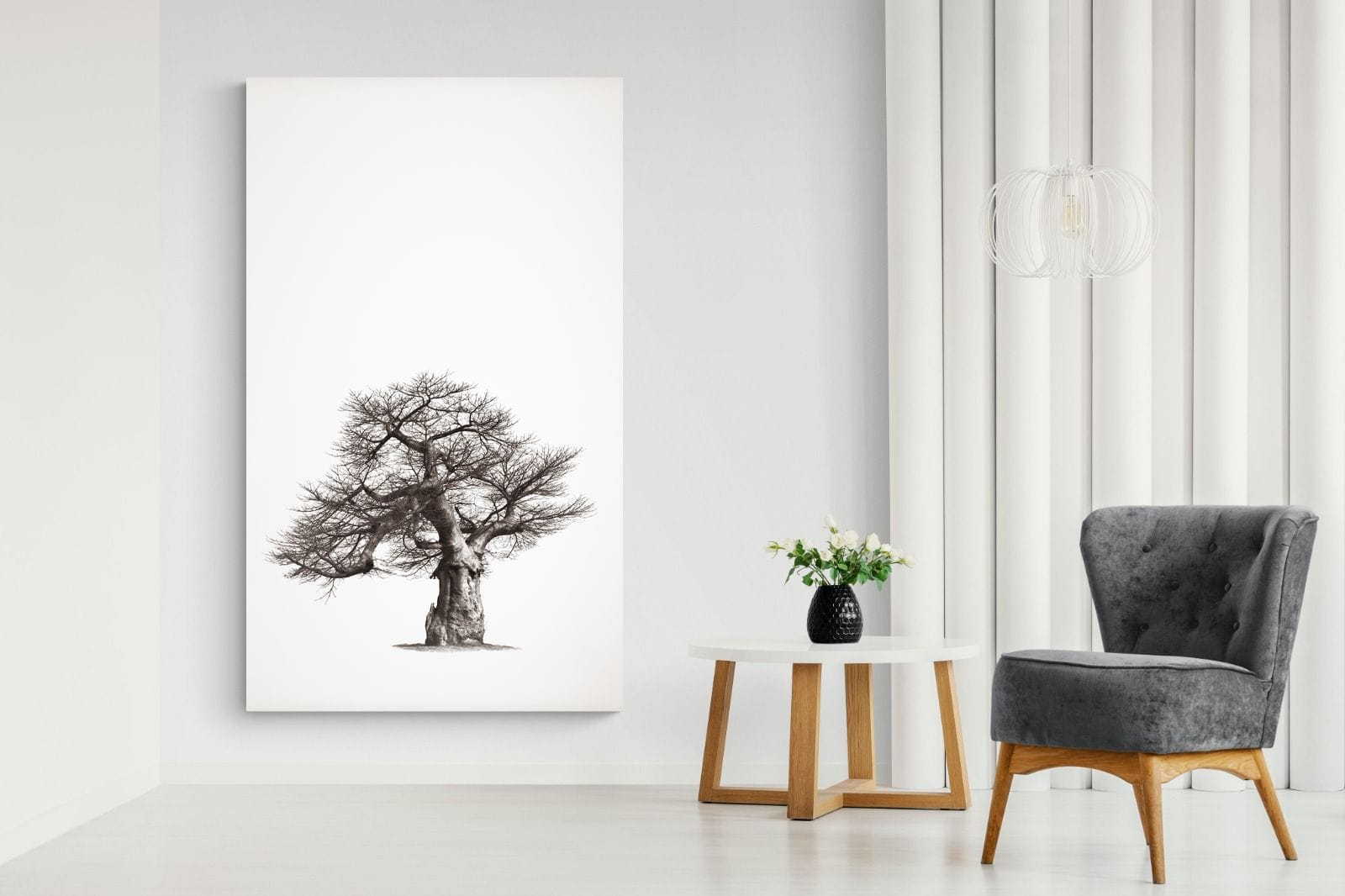 Baobab Legacy #1-Wall_Art-130 x 220cm-Mounted Canvas-No Frame-Pixalot