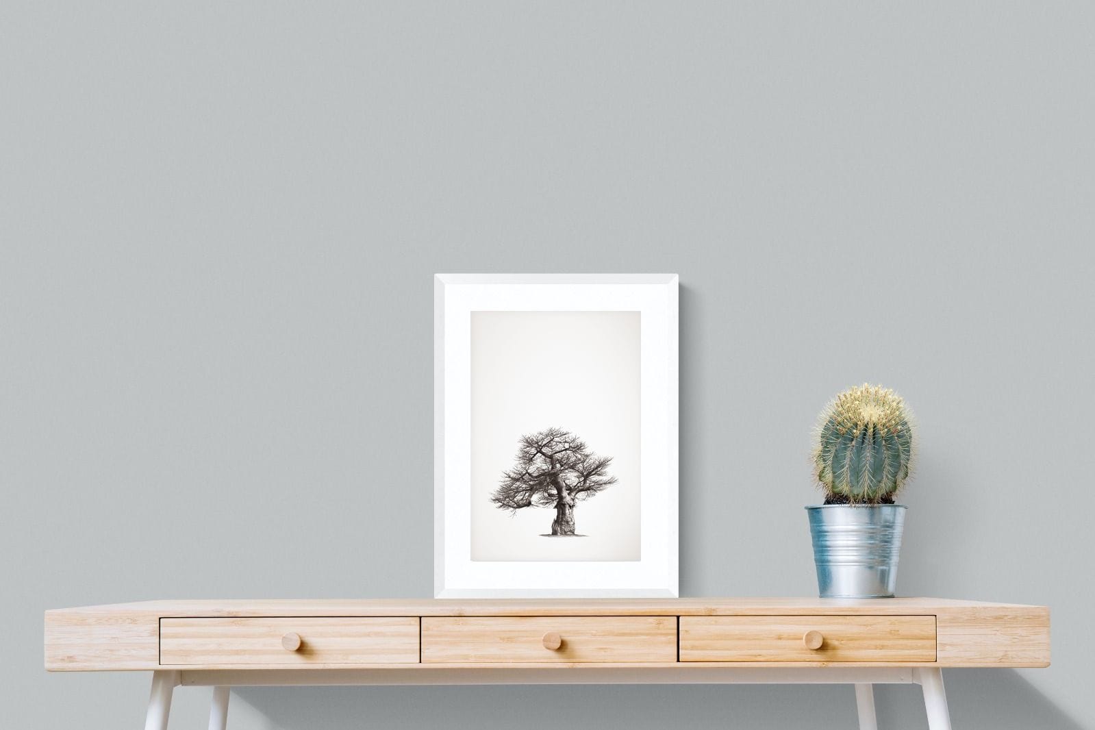 Baobab Legacy #1-Wall_Art-45 x 60cm-Framed Print-White-Pixalot
