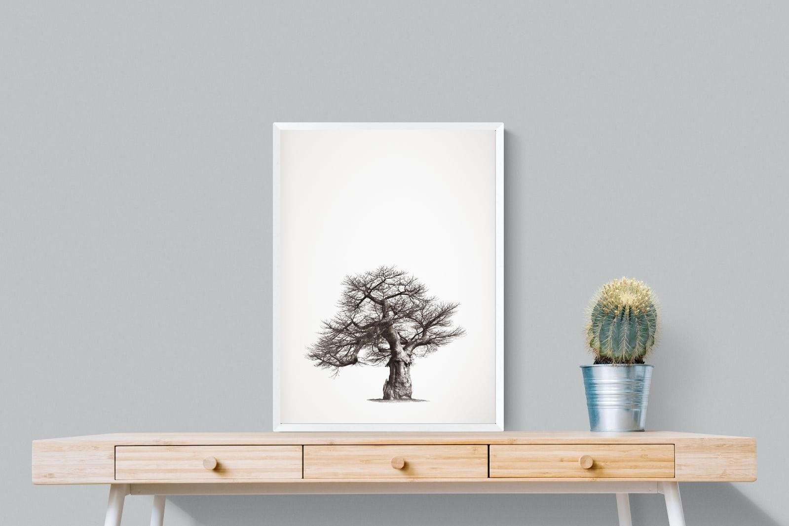 Baobab Legacy #1-Wall_Art-60 x 80cm-Mounted Canvas-White-Pixalot