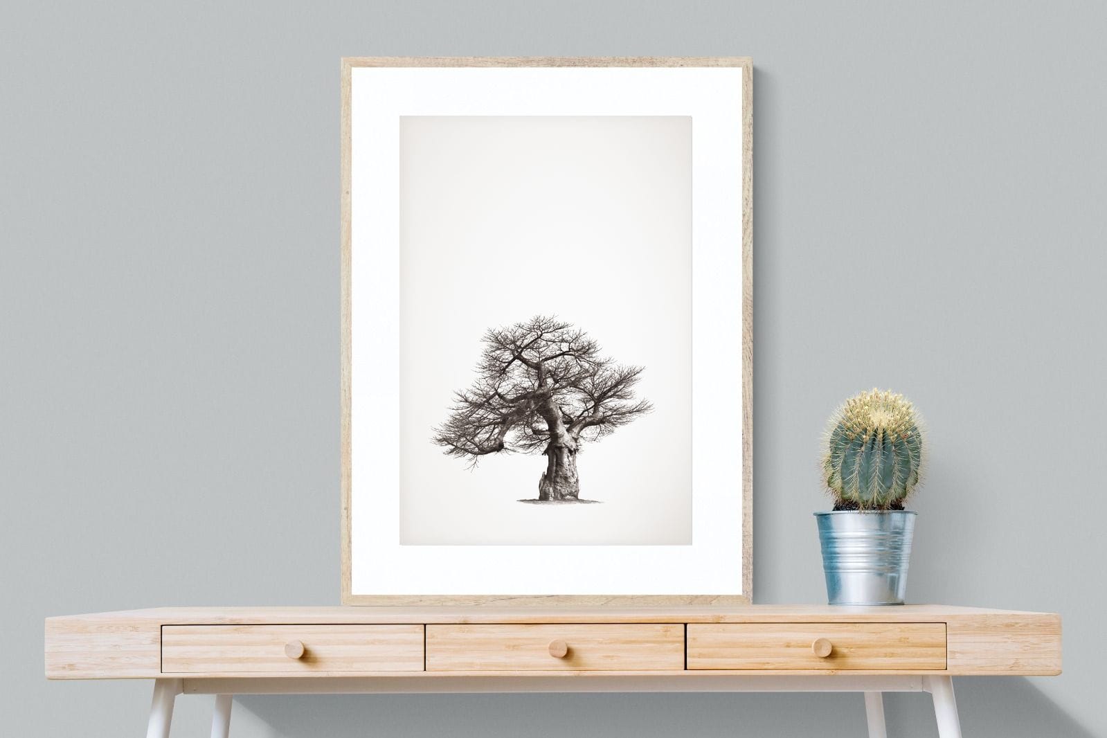 Baobab Legacy #1-Wall_Art-75 x 100cm-Framed Print-Wood-Pixalot
