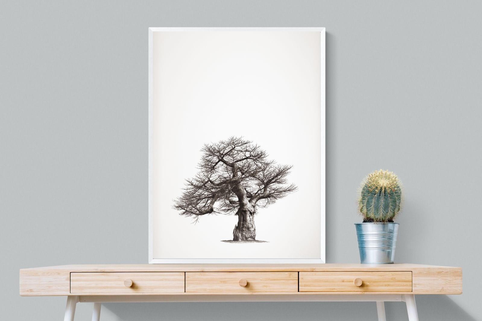 Baobab Legacy #1-Wall_Art-75 x 100cm-Mounted Canvas-White-Pixalot