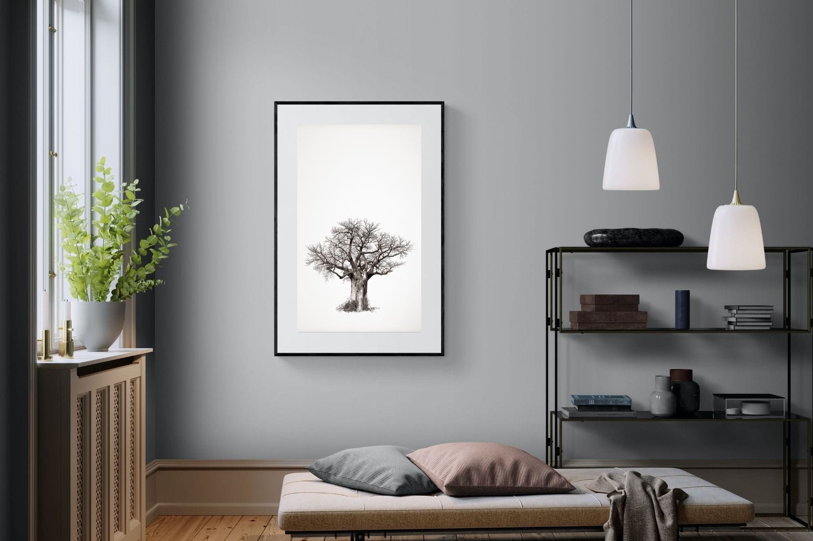 Baobab Legacy #4-Wall_Art-100 x 150cm-Framed Print-Black-Pixalot