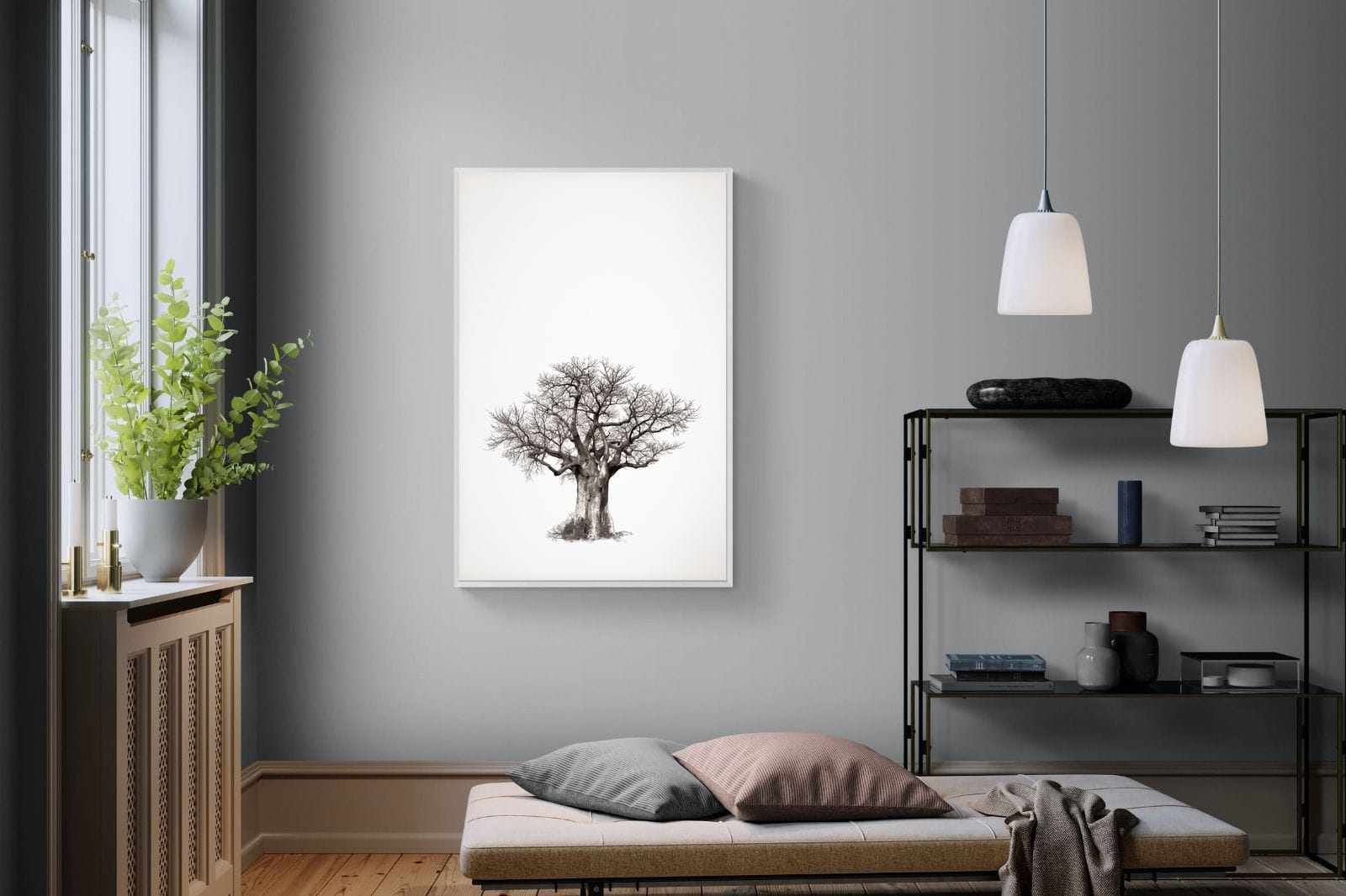 Baobab Legacy #4-Wall_Art-100 x 150cm-Mounted Canvas-White-Pixalot