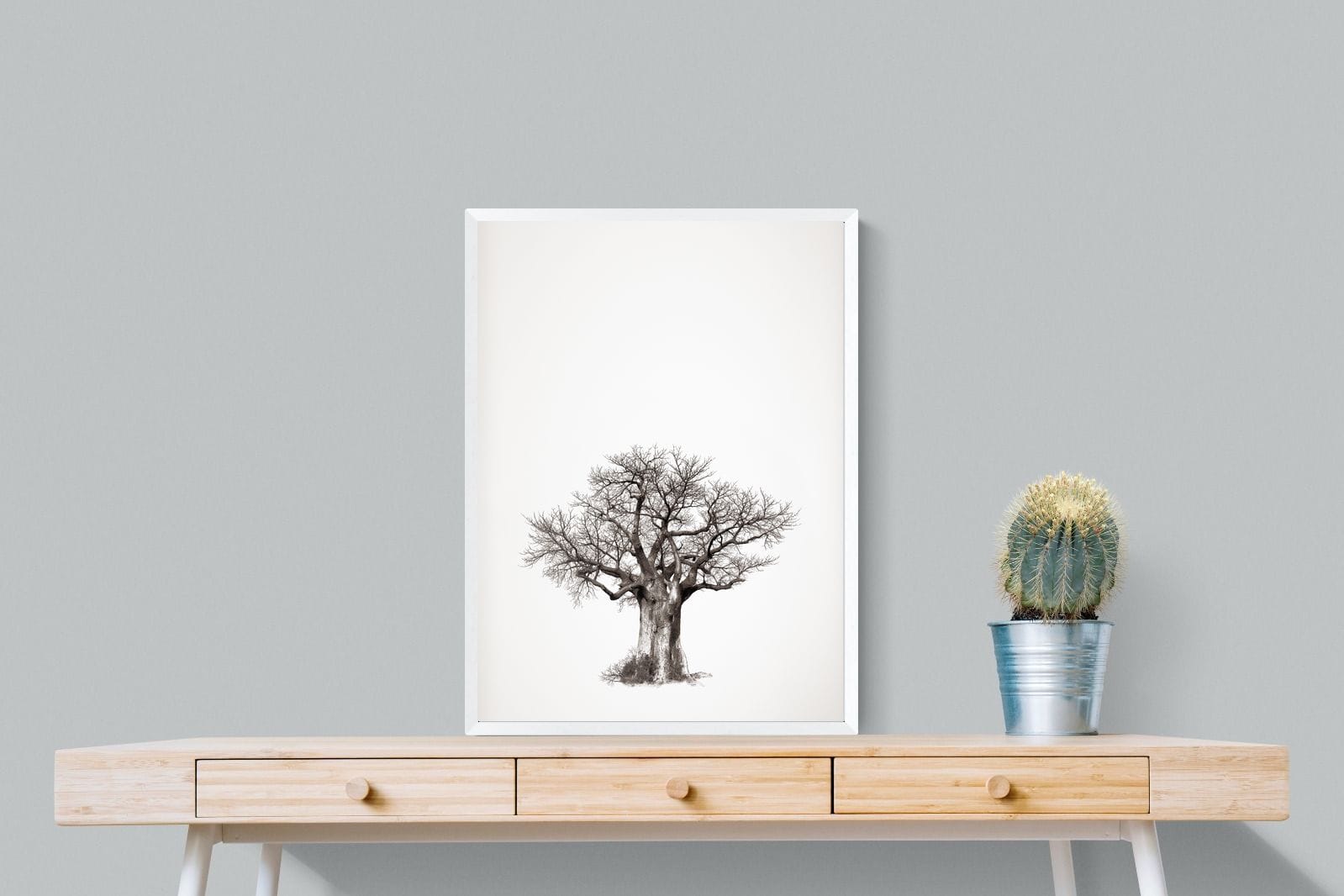 Baobab Legacy #4-Wall_Art-60 x 80cm-Mounted Canvas-White-Pixalot