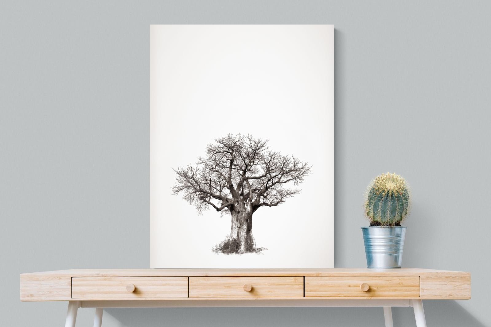 Baobab Legacy #4-Wall_Art-75 x 100cm-Mounted Canvas-No Frame-Pixalot