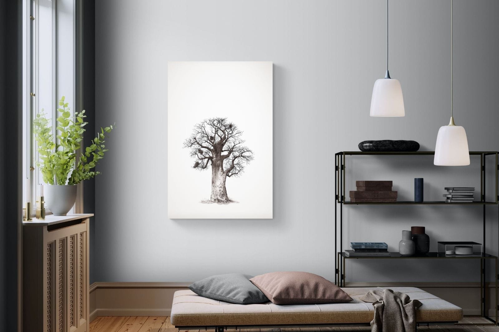Baobab Legacy #5-Wall_Art-100 x 150cm-Mounted Canvas-No Frame-Pixalot