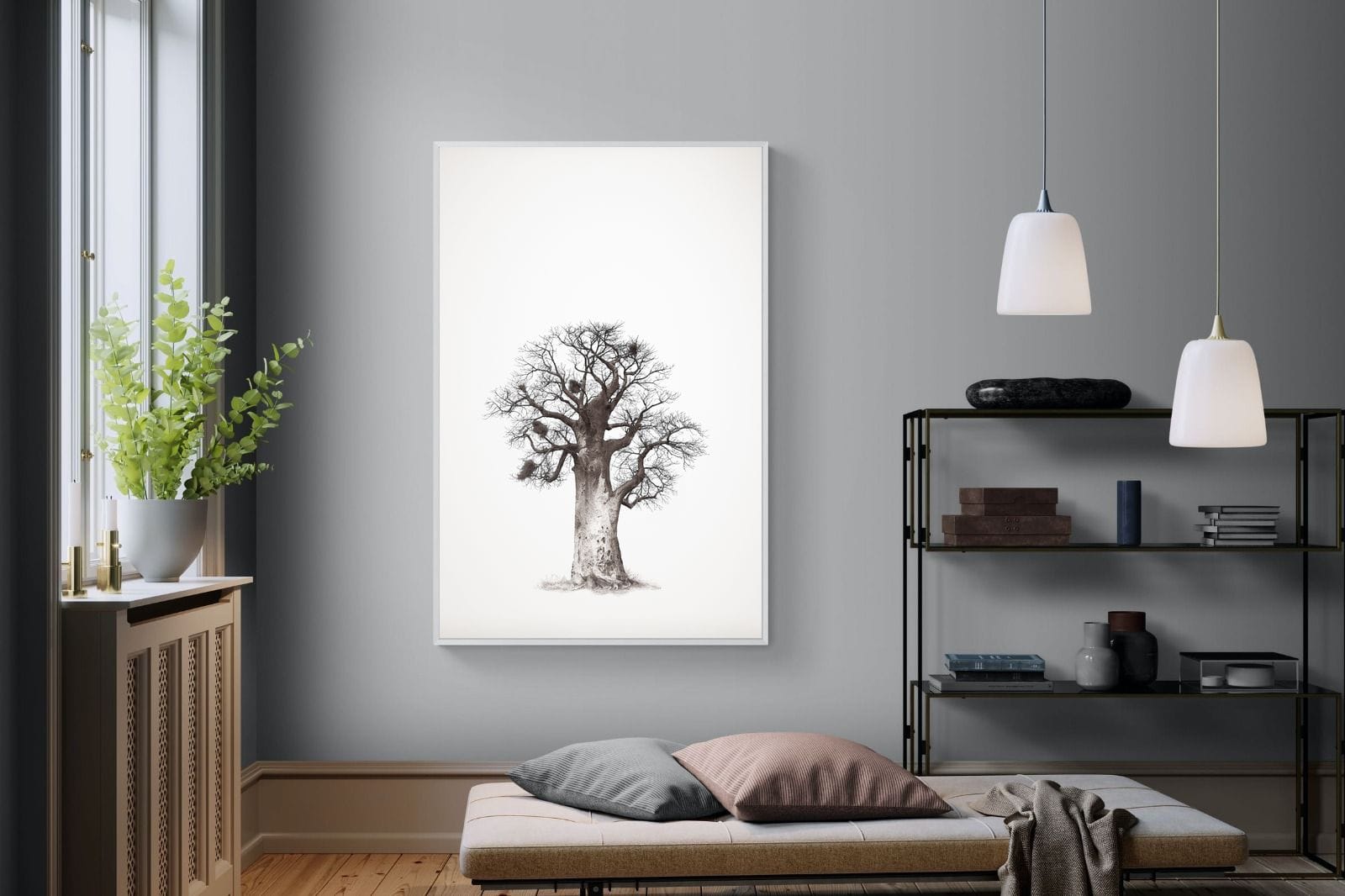 Baobab Legacy #5-Wall_Art-120 x 180cm-Mounted Canvas-White-Pixalot