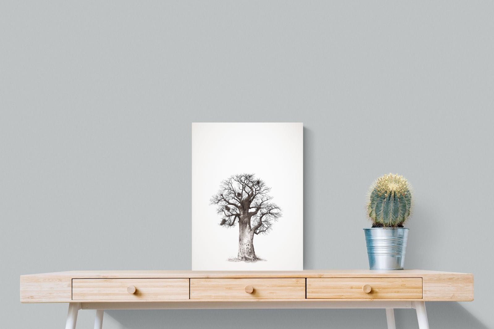 Baobab Legacy #5-Wall_Art-45 x 60cm-Mounted Canvas-No Frame-Pixalot