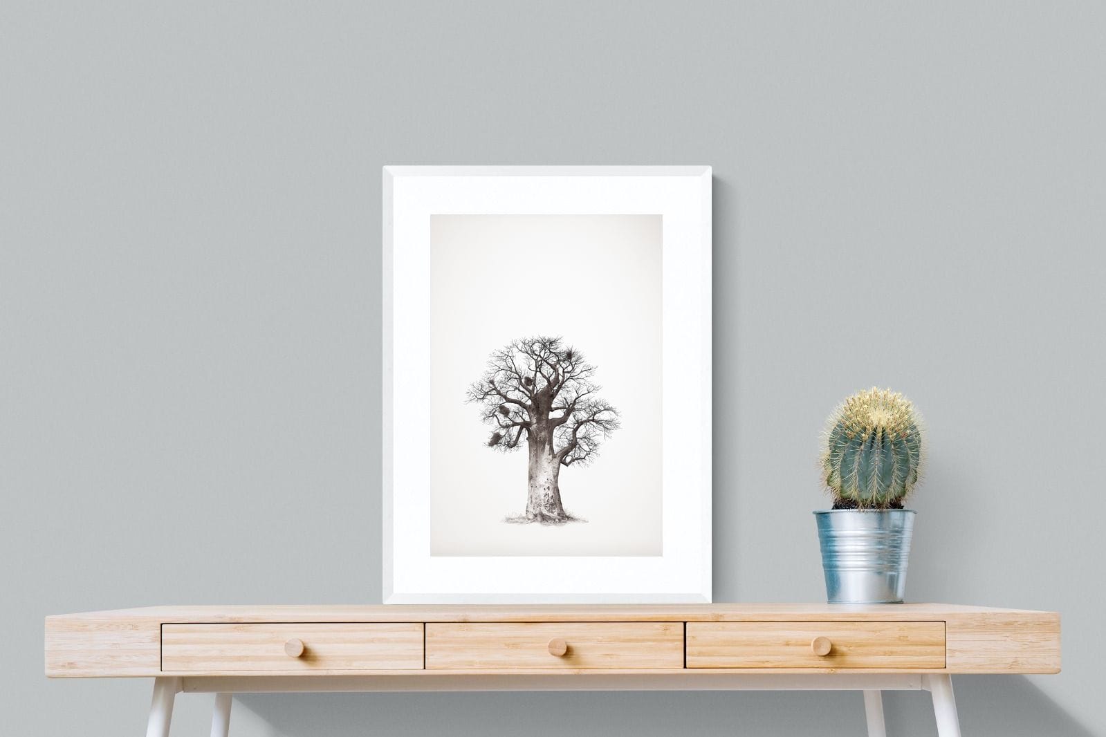Baobab Legacy #5-Wall_Art-60 x 80cm-Framed Print-White-Pixalot