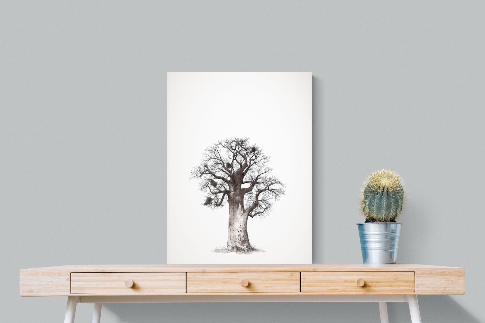 Baobab Legacy #5-Wall_Art-60 x 80cm-Mounted Canvas-No Frame-Pixalot