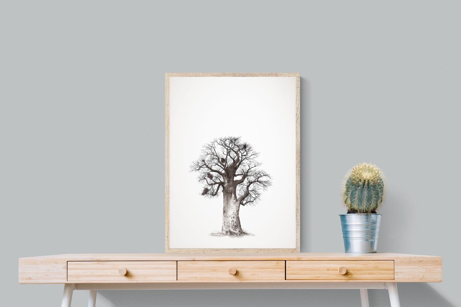 Baobab Legacy #5-Wall_Art-60 x 80cm-Mounted Canvas-Wood-Pixalot