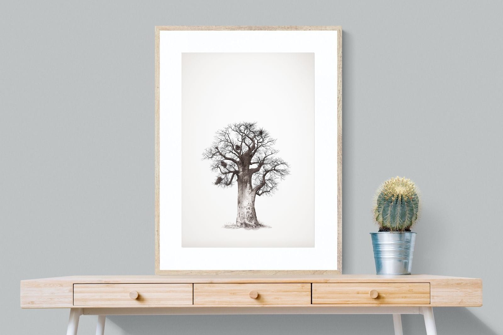 Baobab Legacy #5-Wall_Art-75 x 100cm-Framed Print-Wood-Pixalot
