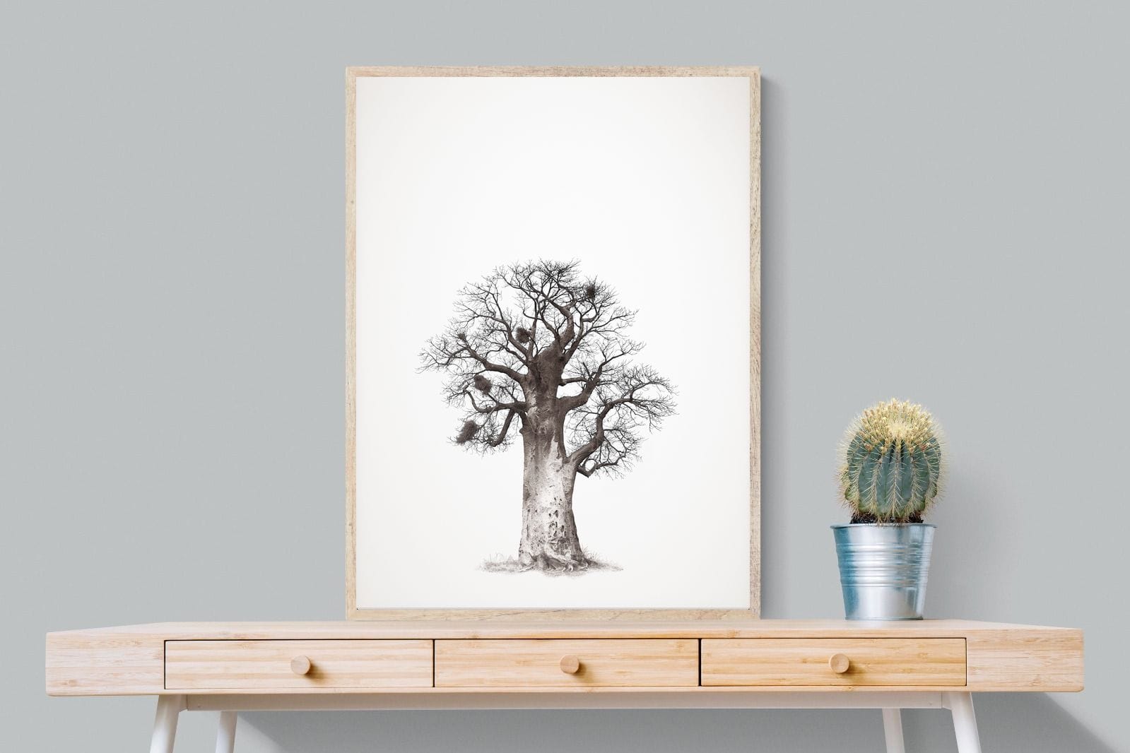 Baobab Legacy #5-Wall_Art-75 x 100cm-Mounted Canvas-Wood-Pixalot